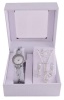 Digitime Women's Heart Twist Watch Set - Silver Photo