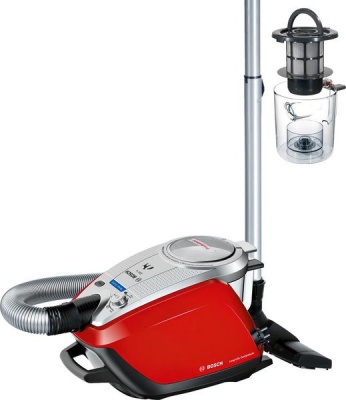 Photo of Bosch - Canister Vacuum Cleaner - Red