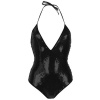 Golddigga Ladies Sequin Swimsuit - Black Sequin Photo
