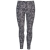 Golddigga Ladies Lux Leggings - Mono Tropical Photo