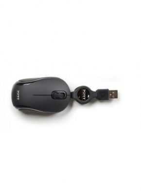 Photo of Port Connect Mobile Retractable Mouse For On The Go - Black