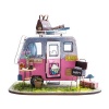 Robotime Happy Camper - 3D Wooden Puzzle Gift With LED Photo