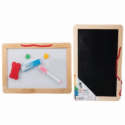 Photo of Bulk Pack x 4 Board Black/Dry Wipe Chalk Pen & Eraser