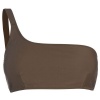 Firetrap Ladies Blackseal 1 Shoulder Bikini Top - Khaki Photo