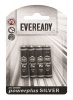 Eveready Power Plus AAA Batteries - Black & Silver Photo