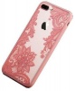 Pink Floral Lace Henna Cover for iPhone 7 Photo