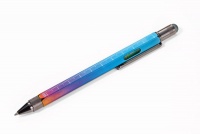 TROIKA Multitasking Ballpoint Pen Mini Tool Multi Coloured