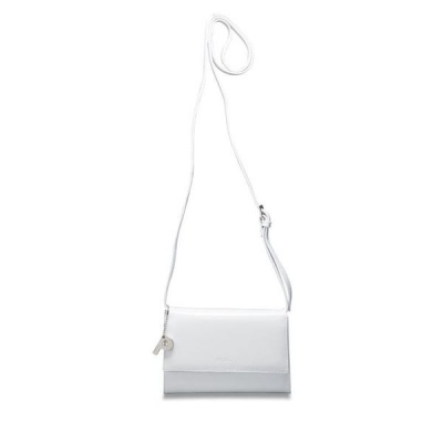 Photo of Picard Patent Leather Auguri Handbag - White Gloss