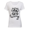 OWL! - Ladies - T-Shirt - White Photo
