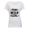 Stay WILD Girl! - Ladies - T-Shirt - White Photo