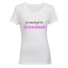 Promoted to Grandma - Ladies - T-Shirt - White Photo