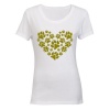 Paw Heart - Ladies - T-Shirt - White Photo