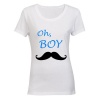 Oh Boy! - Ladies - T-Shirt - White Photo