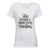 Merry Little Christmas! - Ladies - T-Shirt - White Photo