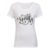 Spooky - Halloween - Ladies - T-Shirt - White Photo