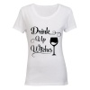 Drink up - Halloween - Ladies - T-Shirt - White Photo