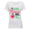 Christmas as Mr and Mrs! - Ladies - T-Shirt - White Photo