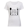 Eat Well Pray Often - Ladies - T-Shirt - White Photo
