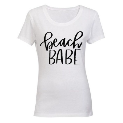 Photo of BuyAbility Beach Babe! - Ladies - T-Shirt - White