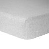 Little Acorn Grey Melange Cot Fitted Sheet Photo