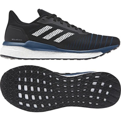 Photo of adidas Men's Solar Drive Running Shoes - Black/Blue
