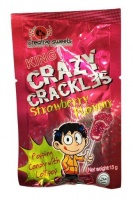 King Candy Crazy Crackles Strawberry Flavour 36 x 15g