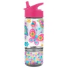 Flip Top Bottles with Snack Container Butterfly Photo