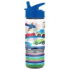Flip Top Bottles with Snack Container Transportation Photo