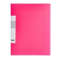 Meeco A4 Premium Display Book 20 Pocket Pink