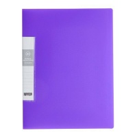 Meeco A4 Premium Display Book 20 Pocket Violet
