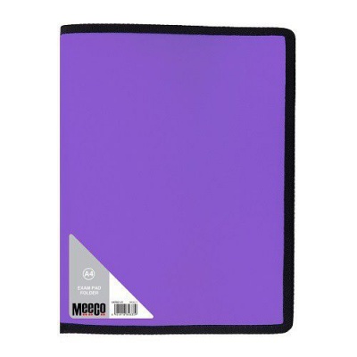 Meeco A4 Exam Pad Folder Violet