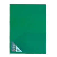 Meeco A4 2 Pocket Folder Green