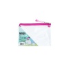 Meeco: Clear Small Pencil Bag - Pink Zip Photo