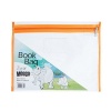 Meeco: Book Bag with Zip Closure - Orange Piping Photo