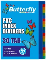 Butterfly File Dividers 140 Micron Pp 20 Dividers