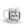 MugNolia Wife Mom Boss Coffee Mug Photo