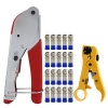 Coaxial Compression Tool Kit & 20 Piece F Compression Connectors Photo