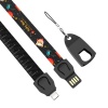 4" 1 Lanyards Ruler Charging Cable for iPhone iOS Photo