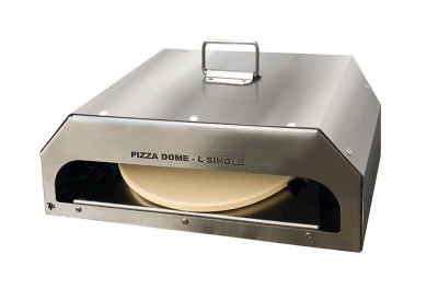 Photo of TP Products TP Single Large Pizza Dome - Single Pizza Oven with Ceramic Stone for Braais