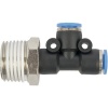 Aircraft Pu Hose Fitting Tee 6mm x 6mm x 1/2"M Photo