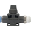 Aircraft Pu Hose Fitting Valve 8mm x 1/4"M Photo