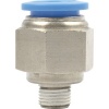 Aircraft Pu Hose Fitting Straight Stud 12mm-1/8 M Photo