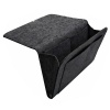 Bedside Deskside Caddy Felt Storage Organizer- Dark Gray Photo