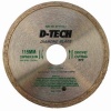 D tech D-Tech Diamond Blade Continuous Rim 115x22.23mm Tiles Photo