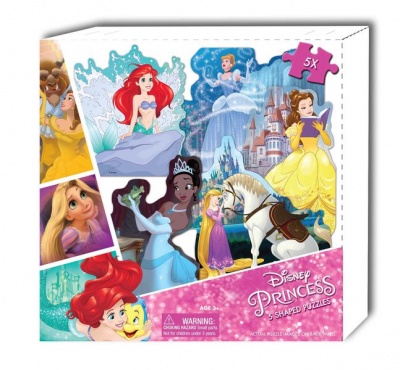 Photo of Disney Princess 5 Shaped Puzzle Box