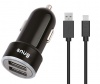 Snug Car Juice 3.4a Charger with Type C Cable - Black Photo