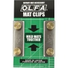 OLFA Clips Pair Holds 2 Or More Mats Together Fits All Mat Brands Photo