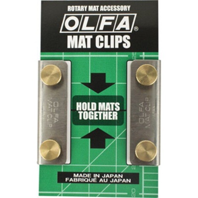 Photo of Olfa Clips Pair Holds 2 Or More Mats Together Fits All Mat Brands
