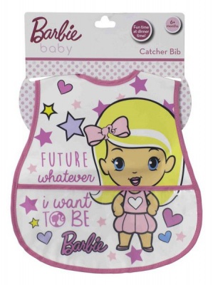 Photo of Character Planet Barbie Catcher Bib Pink