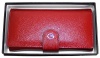 Fino Genuine Leather Flap Purse in Gift Box Red Photo